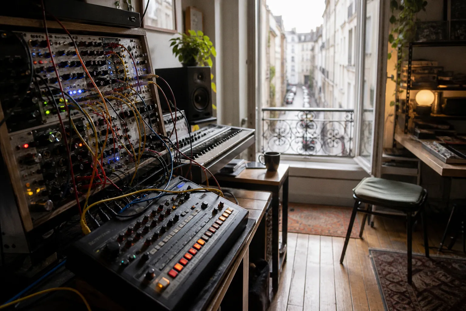 Boîte à rythmes analogique : le setup hybride d'Hugo