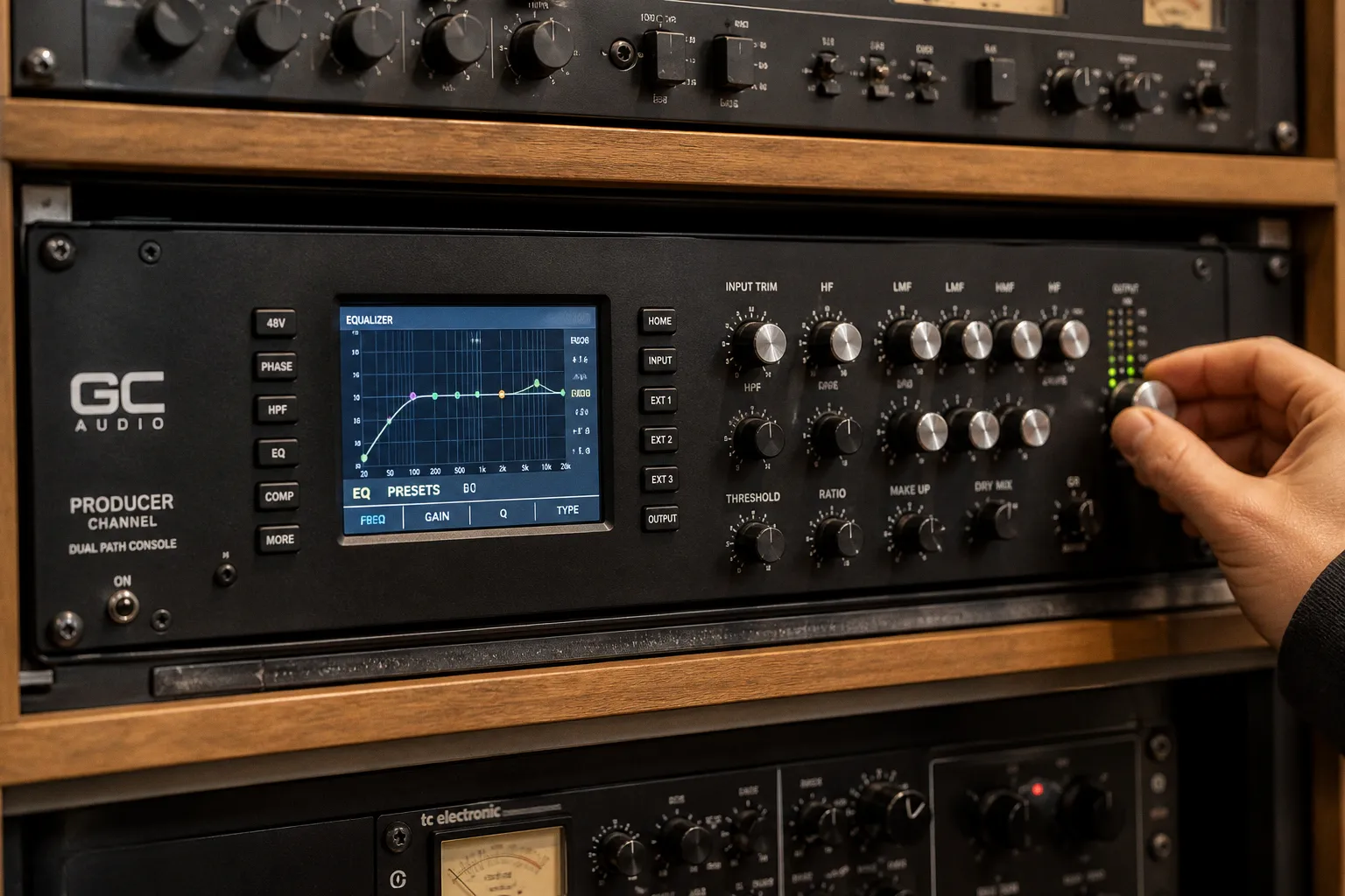 GC Audio Producer Channel : la console analogique à rappel numérique