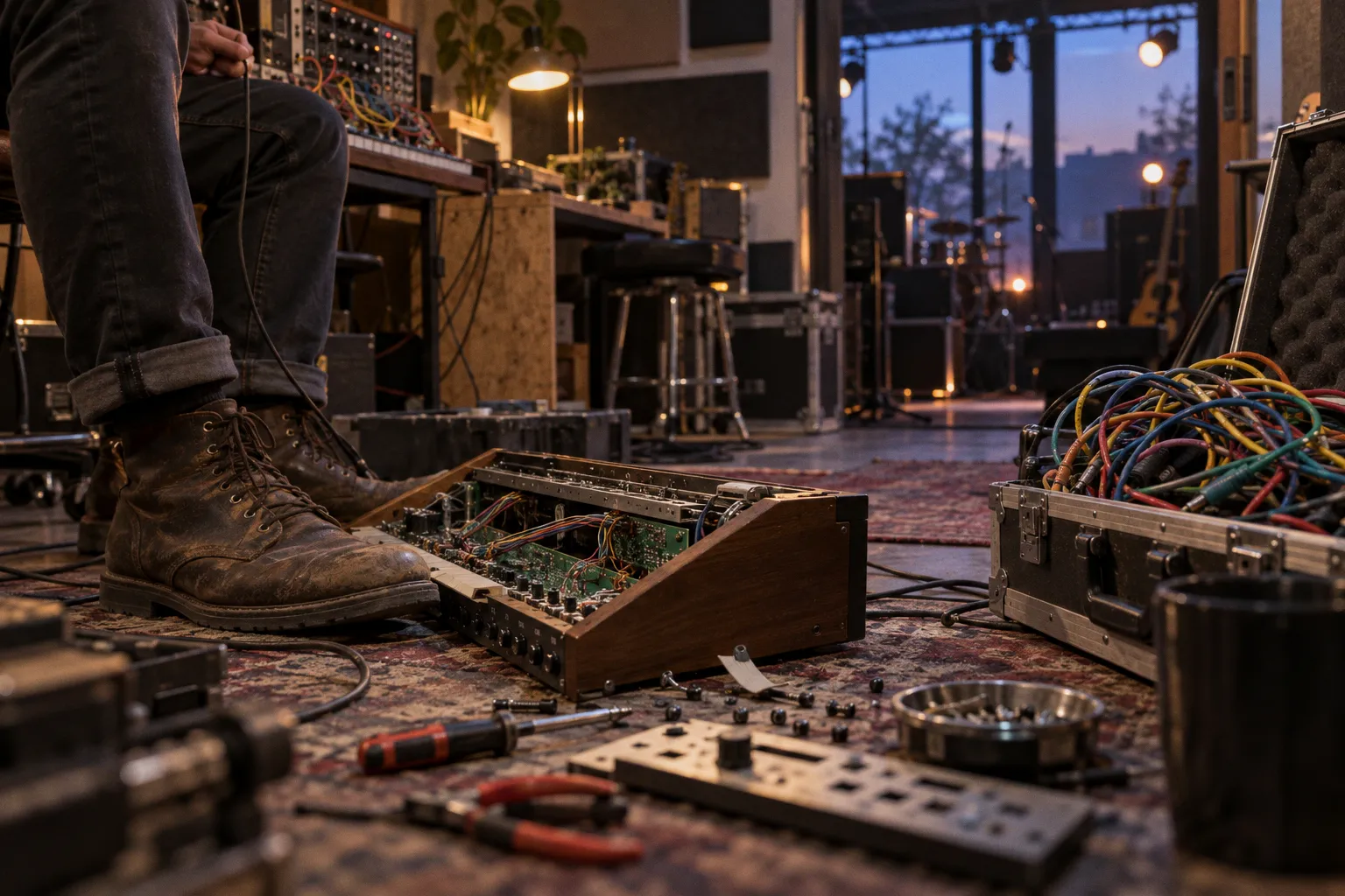 Lancement d'un premier EP électro : le parcours de Julien