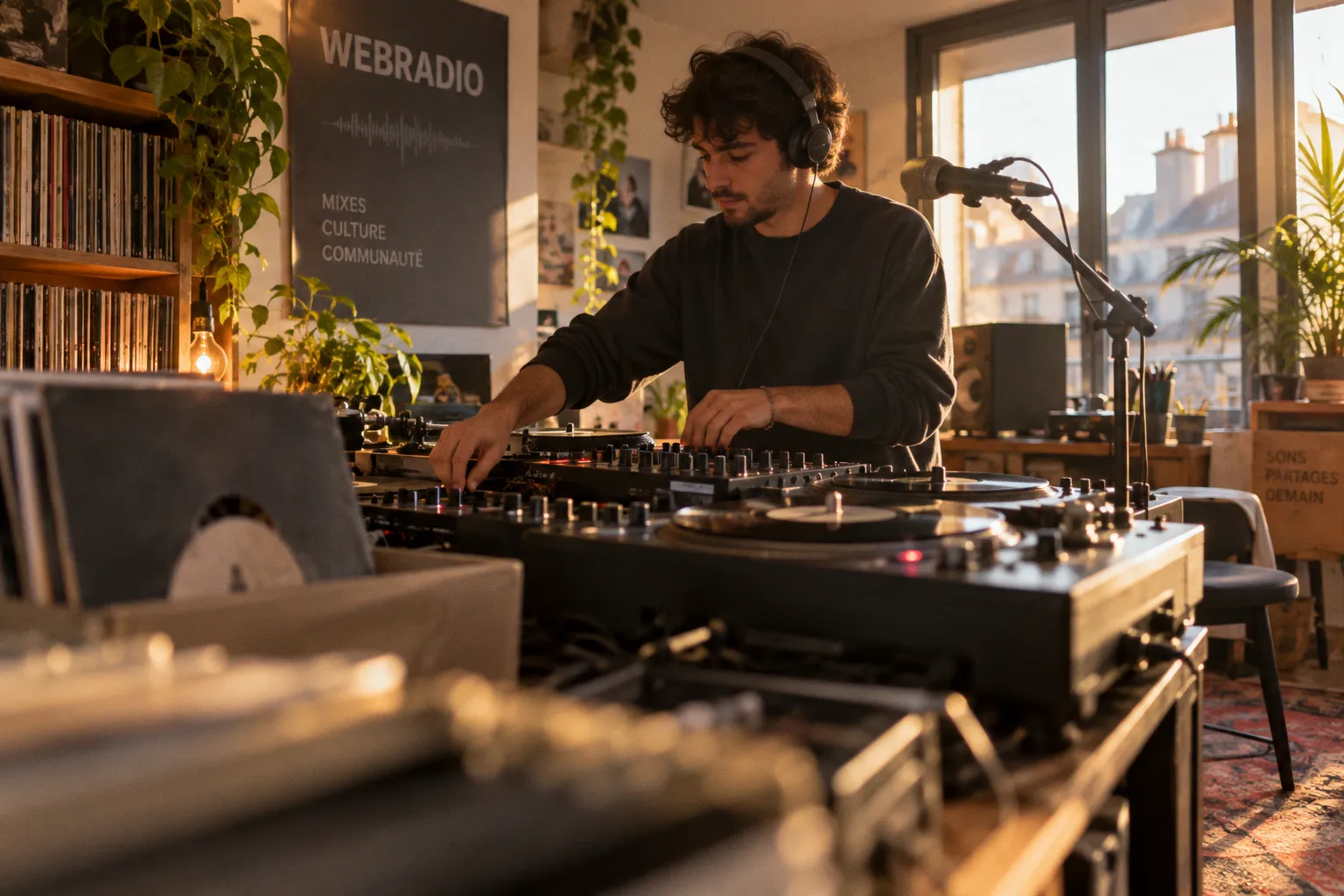 Résidence DJ webradio : un an de mixes hebdomadaires par Théo